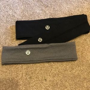 Lululemon head bands set of three!!
